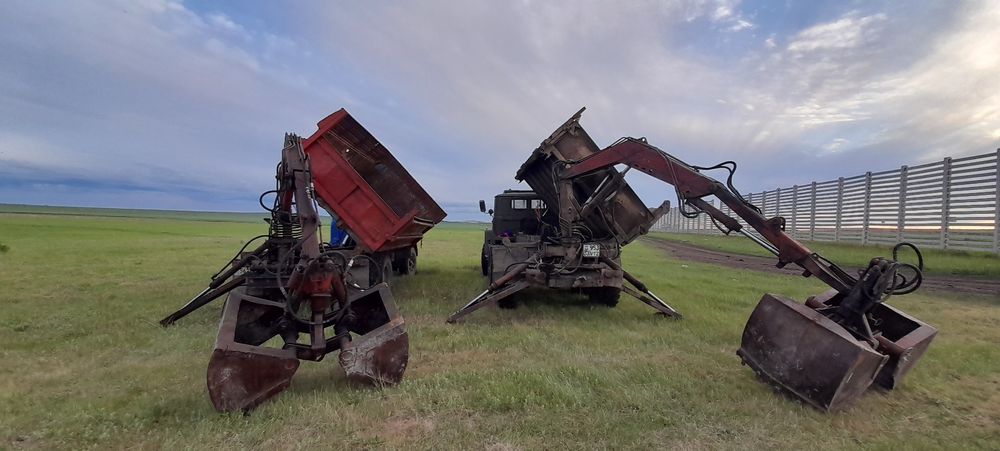 Вывоз мусора самогрузом. (Варавайкой) 2в1