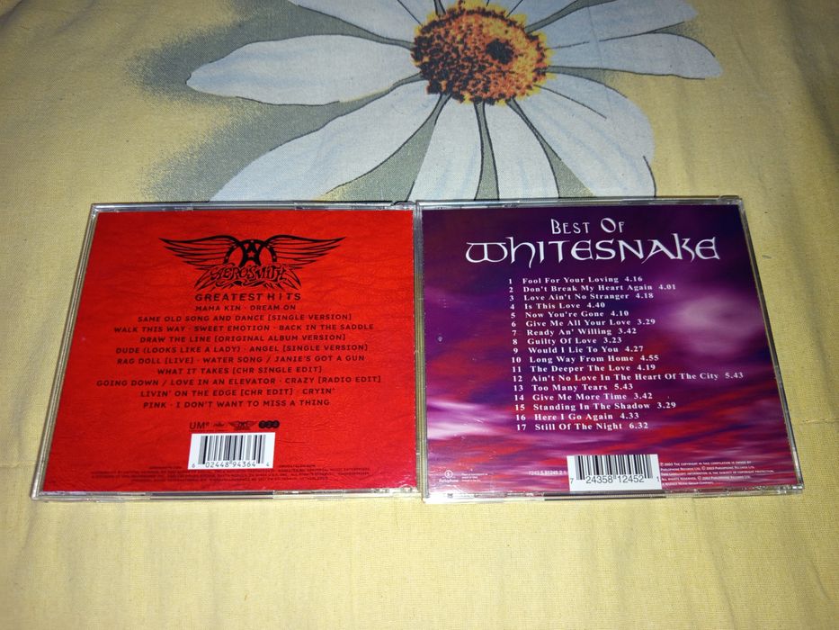 Дискове на Aerosmith и Whitesnake