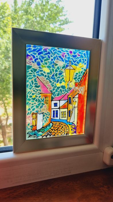 Продам витражную картину на стекле