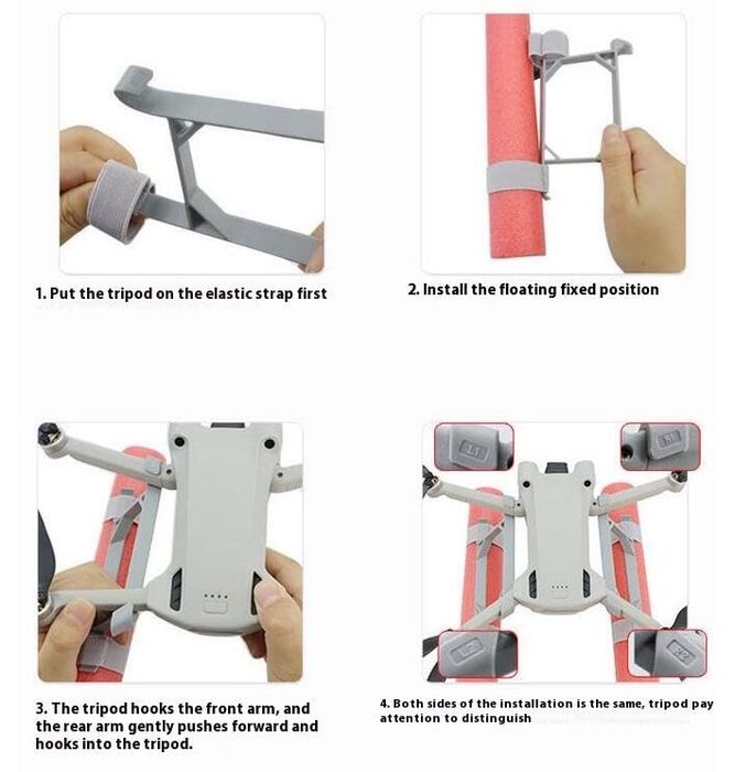 Water Landing Gear за DJI Mini 4 Pro / Mini 5 Pro / Mini 3 Pro плаващи поплавъци за дрон