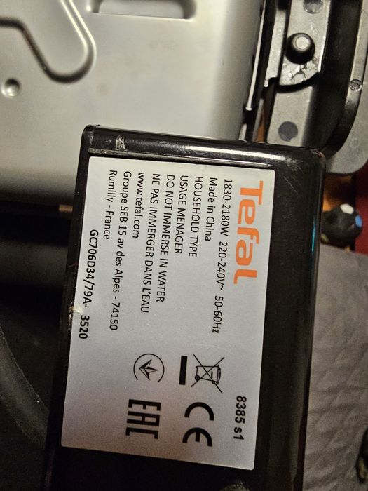 Gratar electric Tefal Optigrill GC706D34 + tava Snacking and Backing