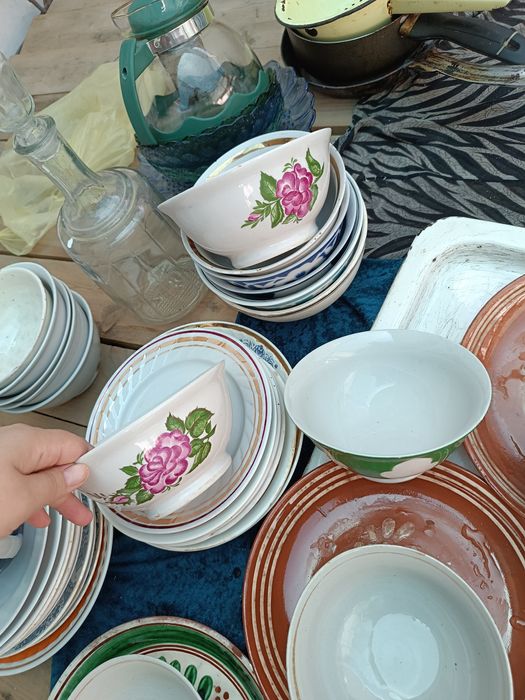 Тарелки посуда салатница противень чайник чойнак идиш товок каса чинни