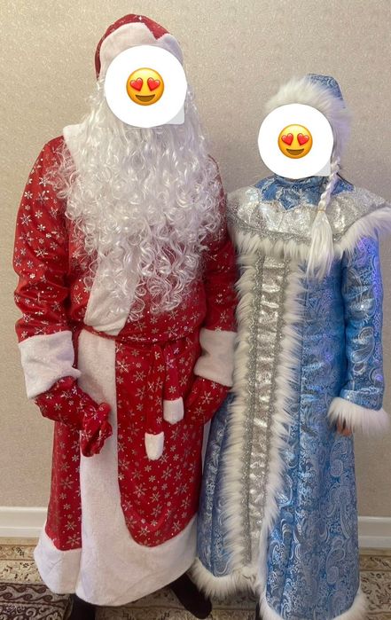 Аренда костюмы Деда Мароза и Снегурочки