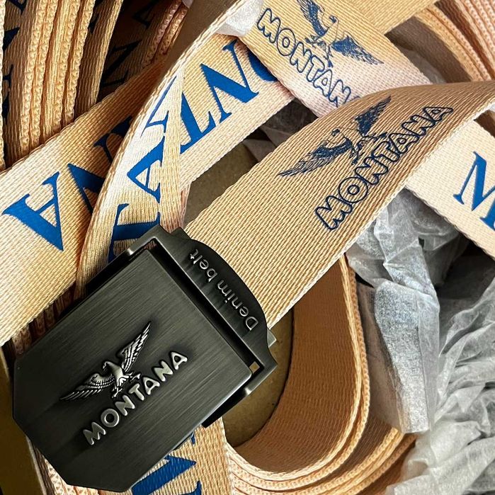 Джинсовые ремни "Montana" (кожа и текстиль)