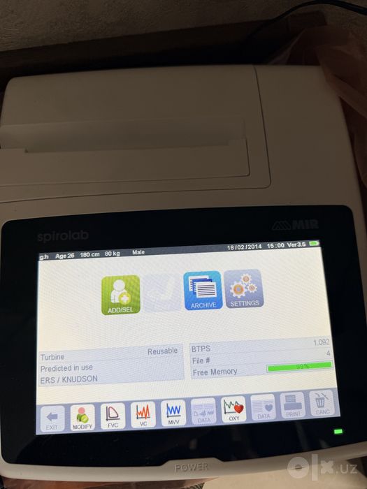 spirolab spirometer