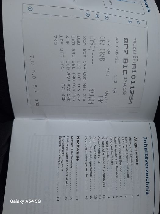 Dezmembrez Audi A3 cabrio 2011 motor 1.2 tsi CBZ