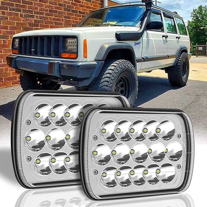 Set Faruri Wrangler YJ / Cherokee XJ 5×7 90W Patrol Landcruiser