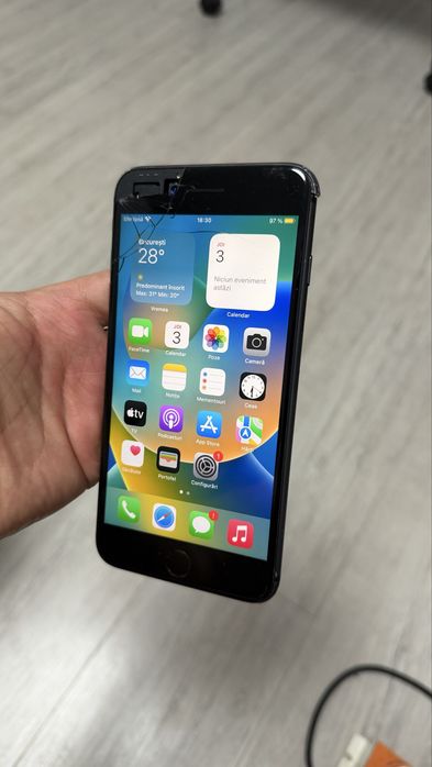 iPhone 8 Plus Neverlock 256GB-Amprenta OK-Spart Dar PERFECT FUNCTIONAL