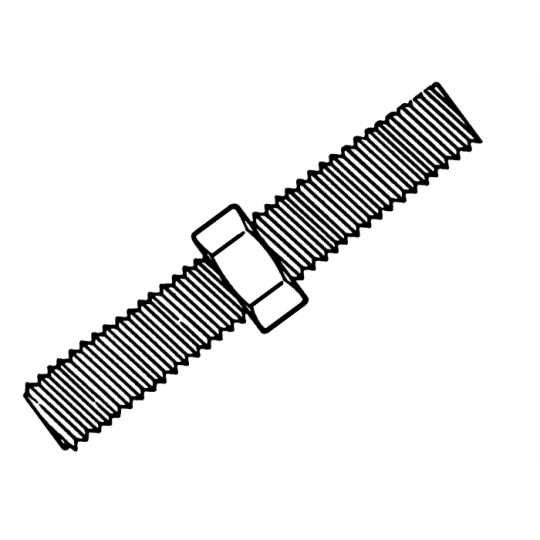 Tijă filetată cu suprafață galvanizată M8 ( 1 m )