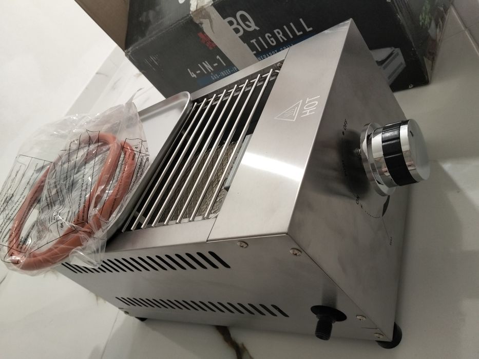 Grătar pe gaz și plita portabil