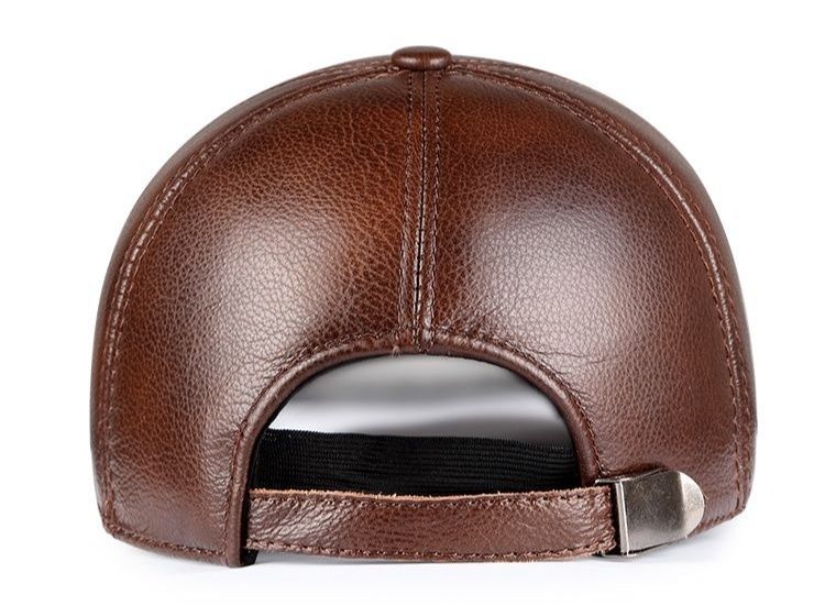 Мужской кепка из 100% натуральной кожи мужская шапка кожанная