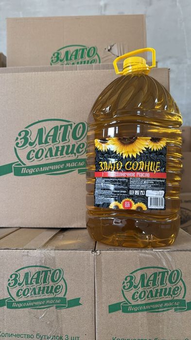 Подсолнечное масло рафинированны8е оптом