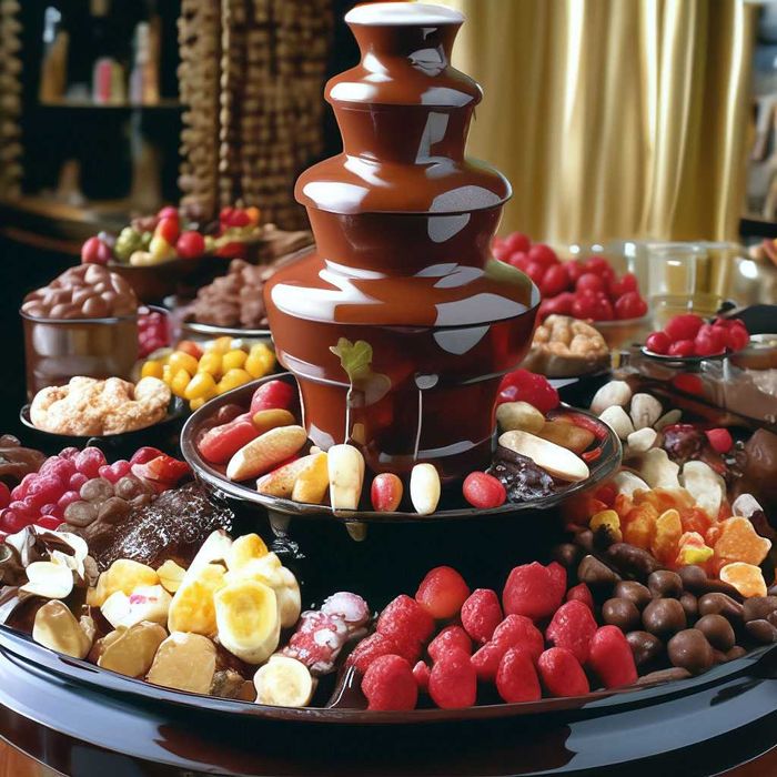 Профессиональный шоколадный фонтан для вашего бизнеса нукус shokolad