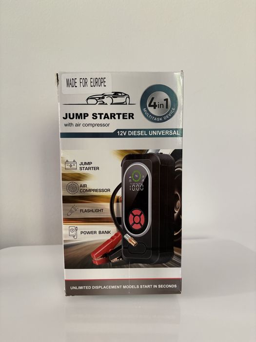 Jump starter за кола 4в1