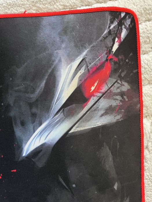 Mouse Pad MYRIA MG7701, negru/rosu