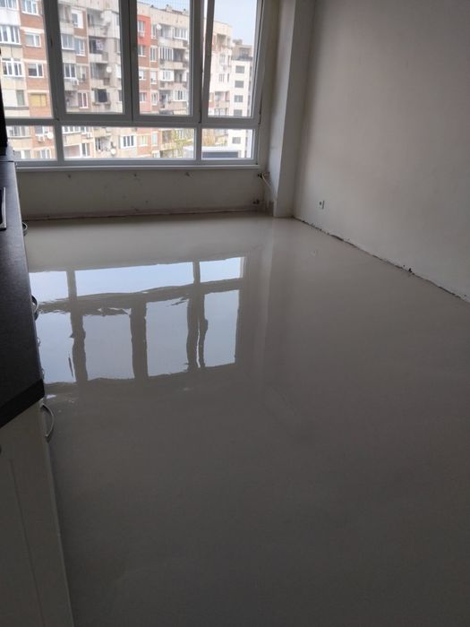 Саморазливна замазка София | Изравняване на под за 24–48 часа