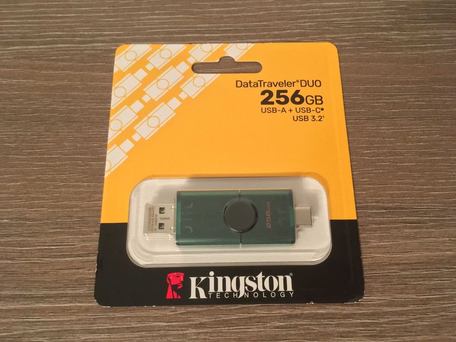 stick 256 gb memorie usb 3 si C Kingston Duo, sigilat, garantie 5 ani