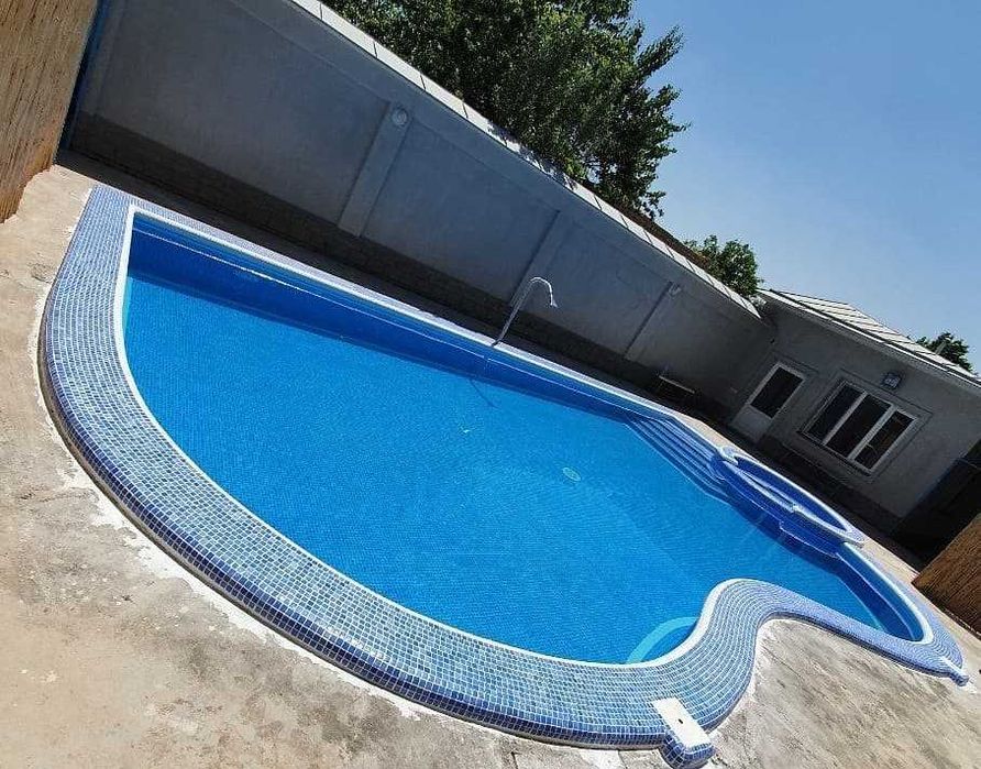 Строительство бассейна под ключ / укладка кафеля майолики мозаики