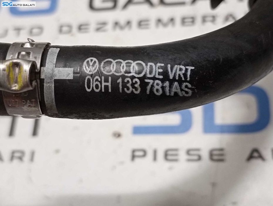 Supapa Control Admisie Aer cu Furtunuri Audi A4 B8 2.0 TFSI 2008 - 2016 Cod 06H133781AS [M5645]