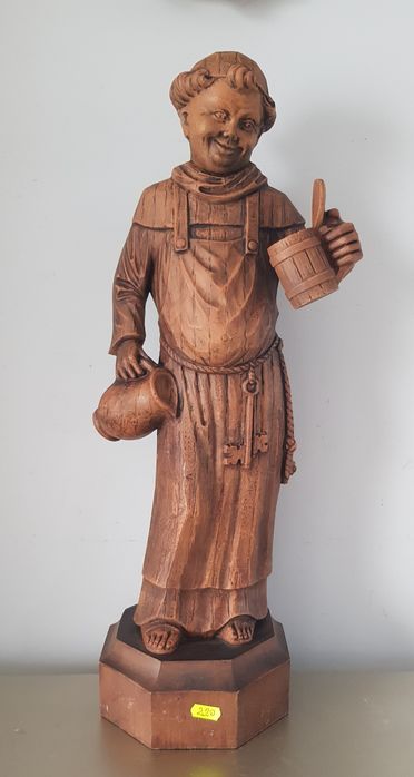 Statuete vechi din lemn masiv