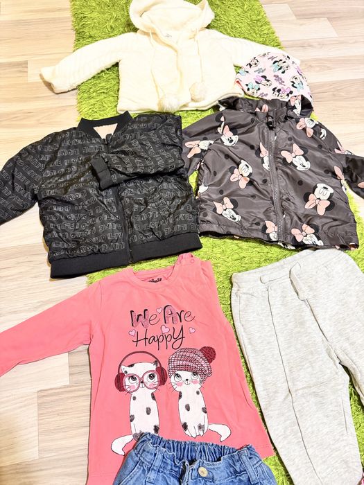 Много запазени дрешки за момиче 18-24м