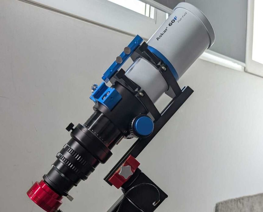 Vand Telescop Refractor apocromat Askar AP 60/408 60F Flatfield impecabil