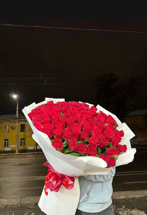 101 роза всего 27000тг!