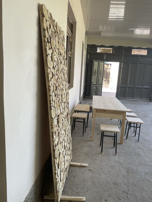 Деревянное 3D Панно из натурального сухого дерево