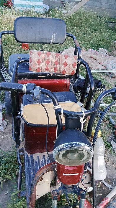 Электро Троицикл жүріп тұр