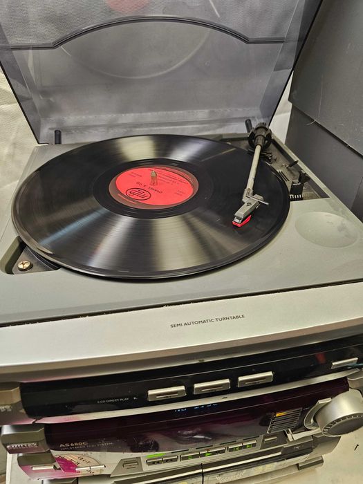 Sistem Audio Hi-Fi Combina Philips AS680C – Cu Pick-up și Boxe Puternice (Pentru Proiect/Revizie)