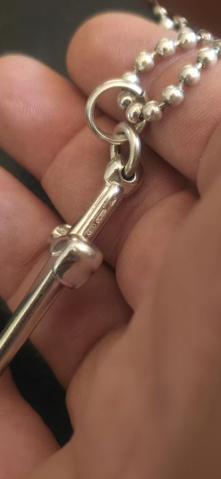 Lant si pandant Cesare Paciotti original din argint