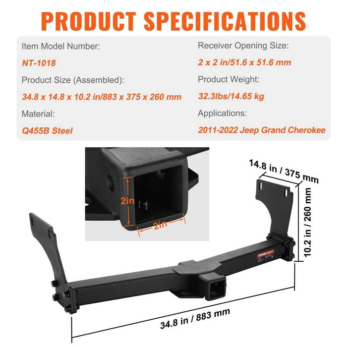 НЕМСКИ Теглич за ремарке + ПОДАРЪК ЛЕД ФЕНЕР