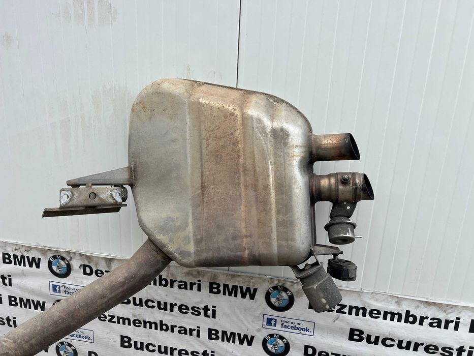 Evacuare completa intermediara tobe finale cu clapete originala BMW Seria 7 F01 750i 750iX 4.4 N63
