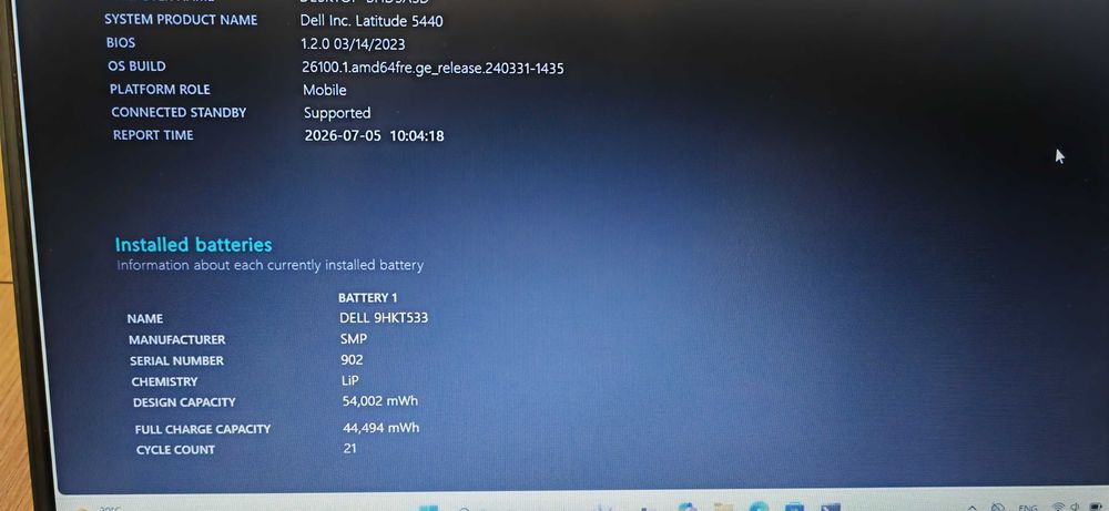 лаптоп Dell Latitude 3440 с 10-ядрен Core i5-1345U и 14'' HD 16GB DDR4/256 GB SSD