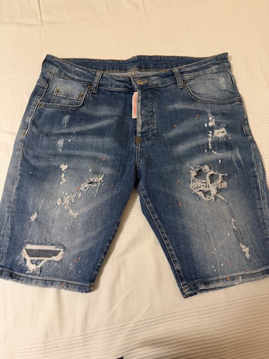 DSQUARED2 Skater дънкови бермуди/шорти, размер 54, Made in Italy