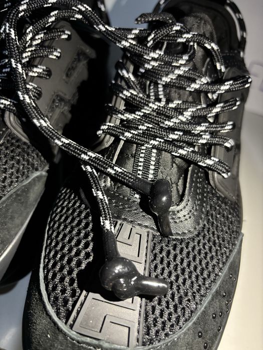 Adidasi Versace Chain Reaction negri(CALITATE SUPERIOARA,MARIMEA 41)