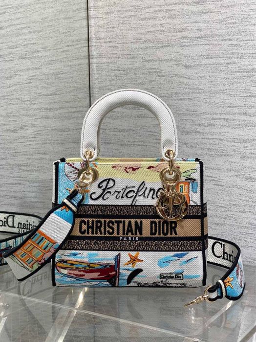 Geanta Christian Dior Lady Jacquard