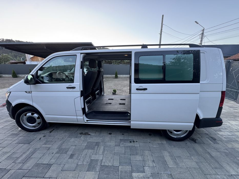 Vw transporter T6 2.0 tdi 204cp din 2018 varianta lunga cu portiere laterale pe ambele parti