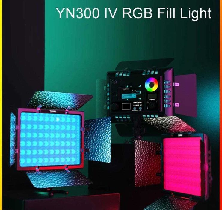 Осветитель Yongnuo YN300 IV, светодиодный, 3200k - 5600k RGB, 18 Вт