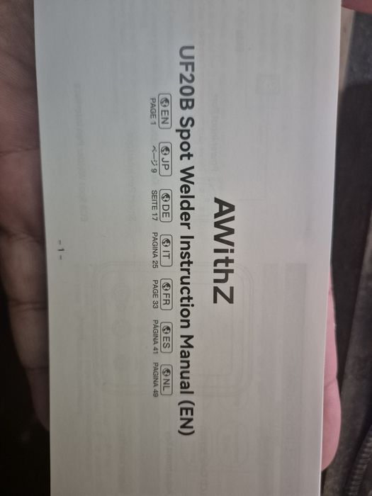 Aparat de sudură prin puncte AWithZ – Spot Welder