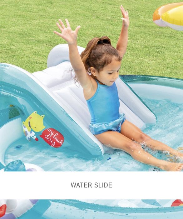 Intex 57165 Игровой центр 201x170x84 см "Аллигатор"