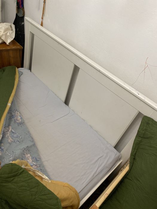 Двухспальная кровать икея б/у