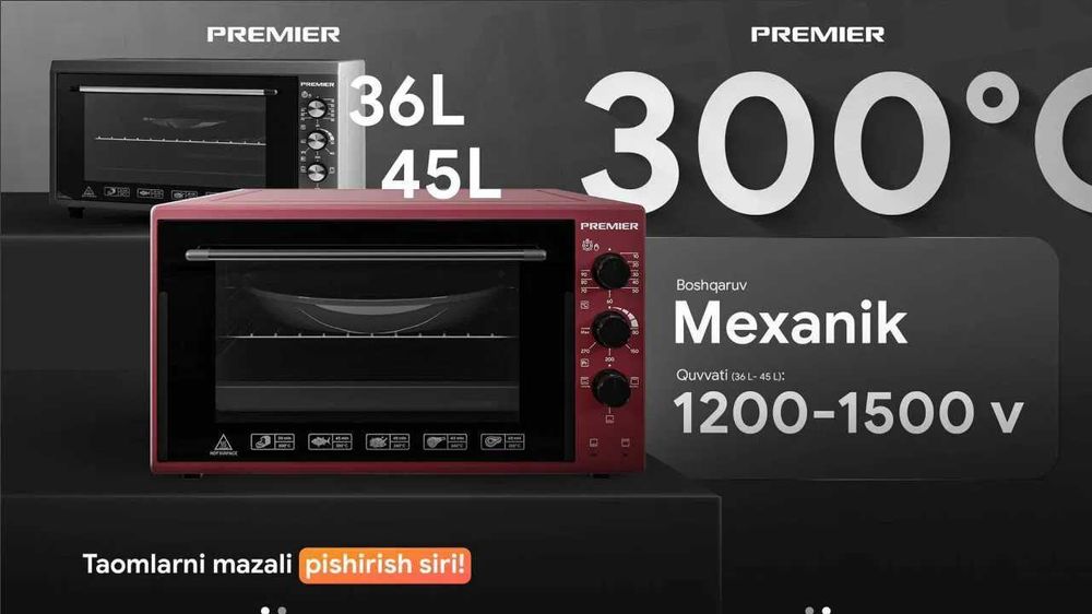 Мини печь! Арзон Нарх! PREMIER! Ишончли Савдо! Mini pech! Духовка!
