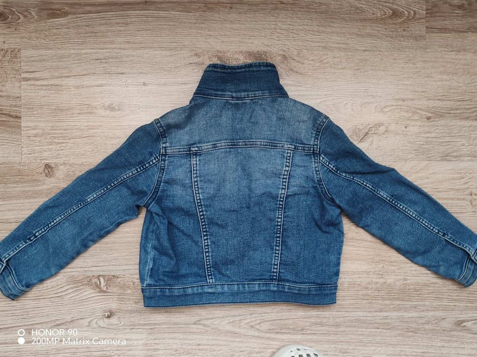 Детско дънково късо яке за момиче 116рр