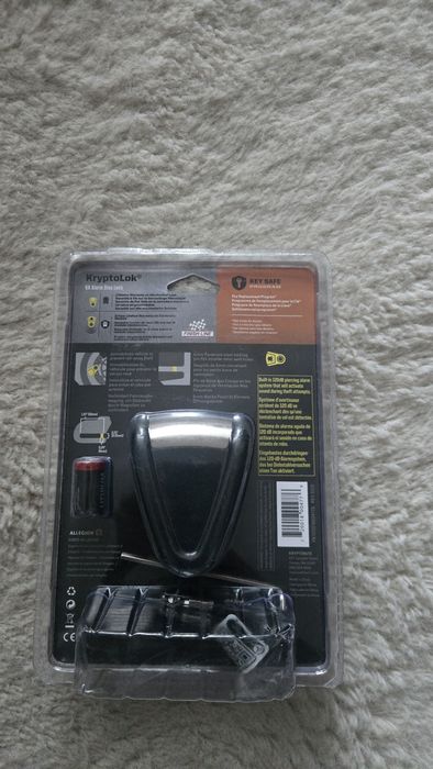 Antifurt motocicleta, scuter kryptonite disck lock cu alarma