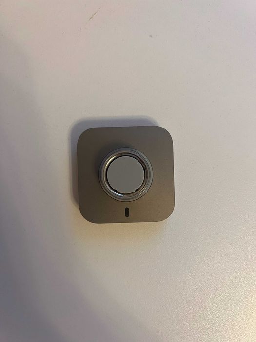 Oura ring 4, brushed silver, size 9