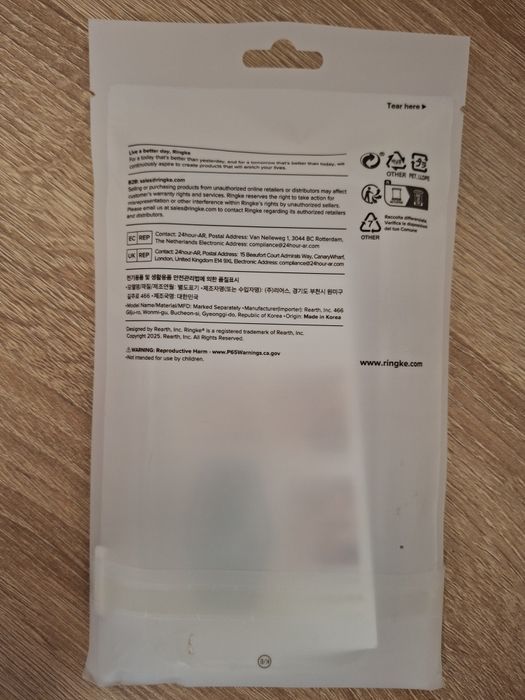 Husa MagSafe pentru Apple iPhone 17, Ringke, Fusion, Transparenta