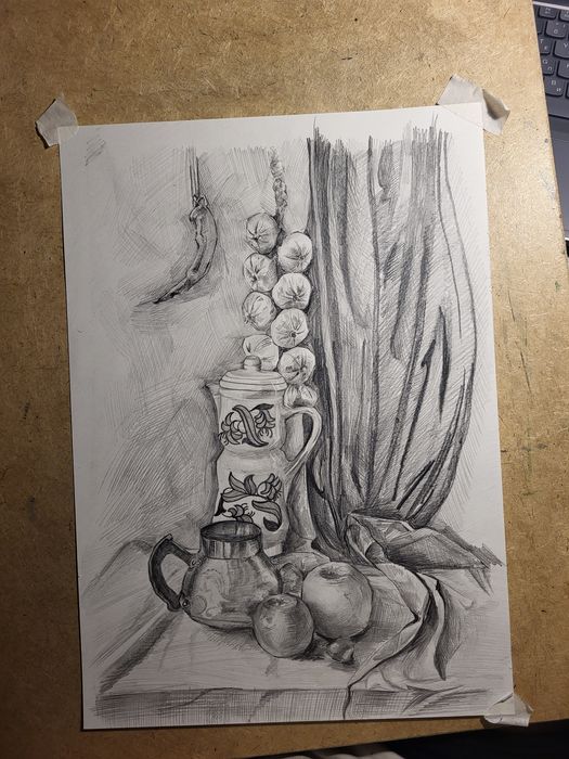 Рисую на заказ( портреты и постановки)