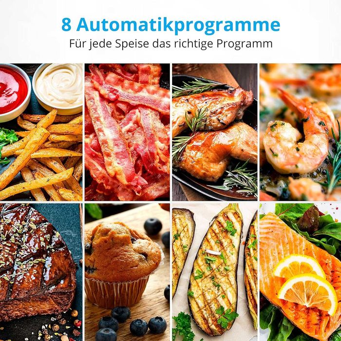 Фритюрник с горещ въздух Medion XXL, 2000 W 5 L, бял