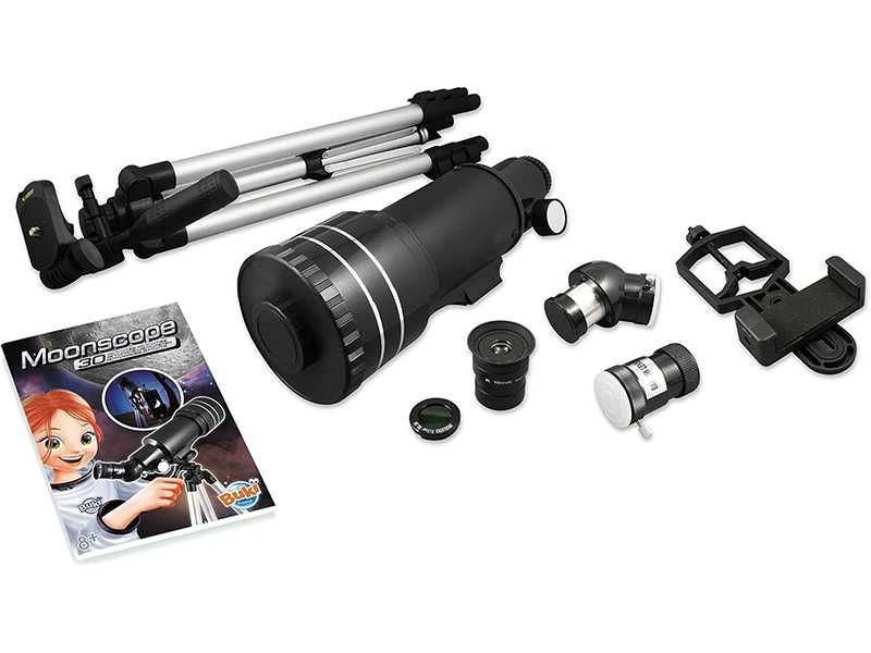 НОВИ! Лунен телескоп 70мм с филтър и статив Buki